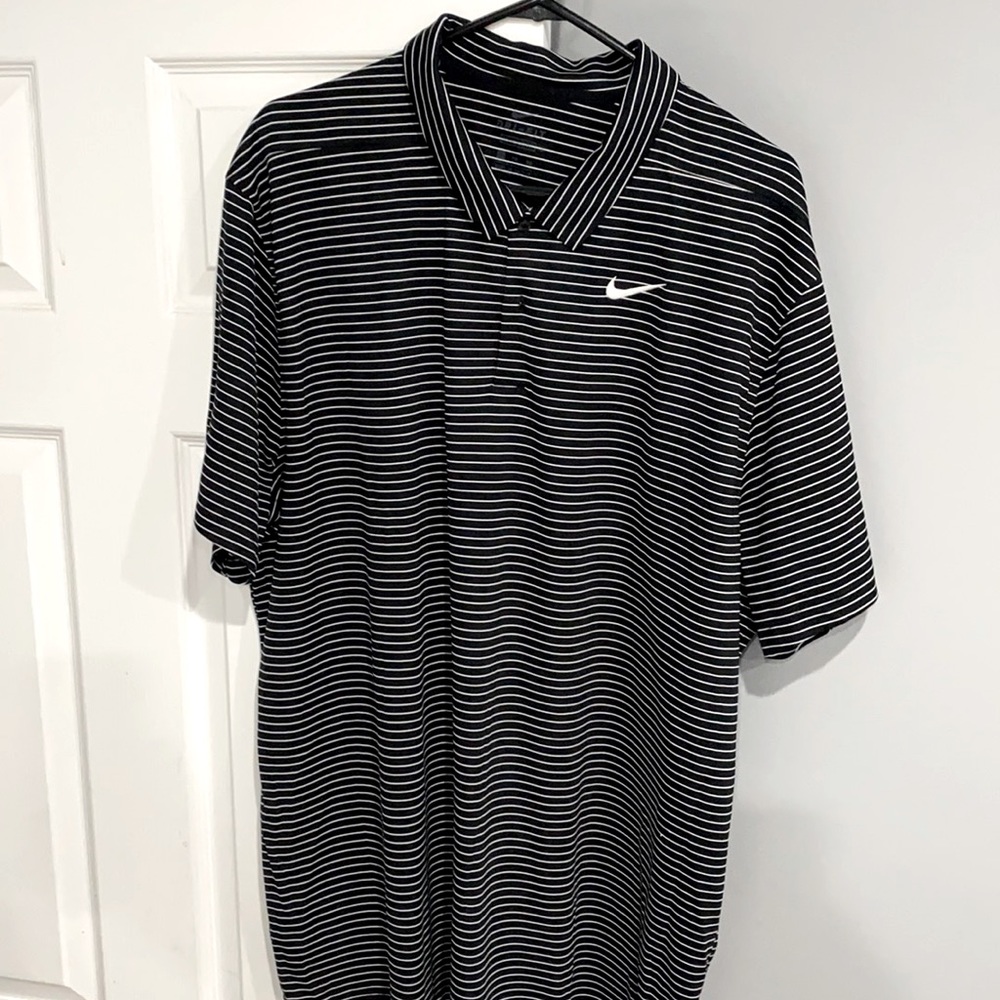Nike  Dri Fit Dry UV Golf Polo Striped
